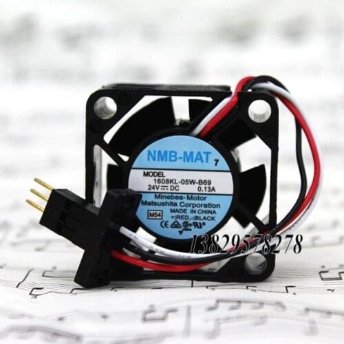 New original NMB 1608KL-05W-B69 0.13A 4020 DC24V inverter fan with plug
