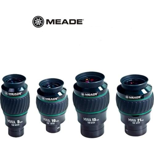 Mead high-end ultra-wide-angle MWA 100 degrees 1.25" 5mm 10mm deep-space observation waterproof 2" 15mm 21mm eyepiece