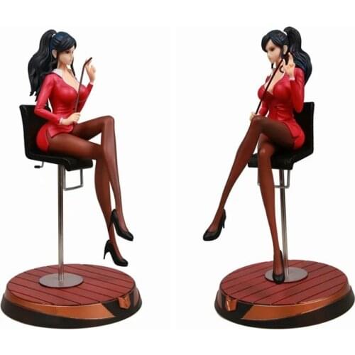 One Piece GK Nico Robin Teacher Uniform Ver. Anime Action Figure Model Sexy Girl Statue Collection Toy Desktop Decoration Figma
