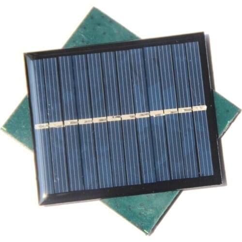 Solar Panel 6V 95MA Solar Cell Portable Mini DIY Module Panel System Charger For Battery Light Toy 70*60MM 100PCS