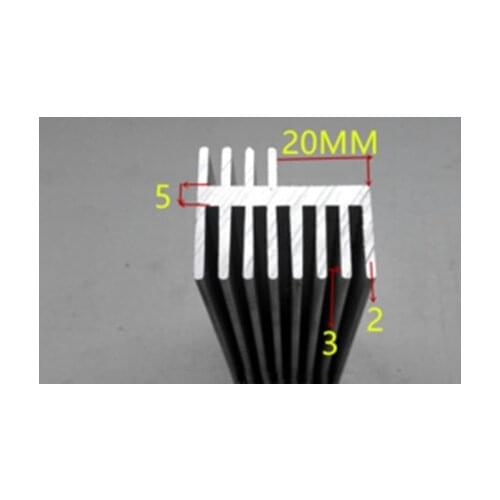 F type heatsink width 37mm,high 32mm,length 100mm Aluminum Heatsink 37*32*100mm