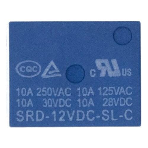 Free shipping 50PCS Power Relay SRD-12VDC-SL-C T73 PCB Type 12V DC