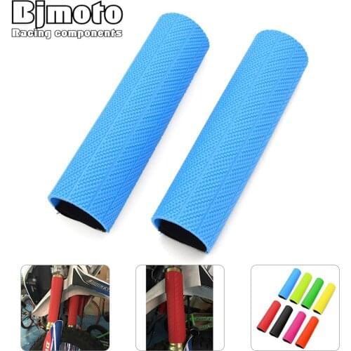 Motocross Rubber Front Shock Absorber Fork Suspension Protector Guard Wrap Cover for Honda Suzuki Yamaha BMW Husqvarna Dirt Bike
