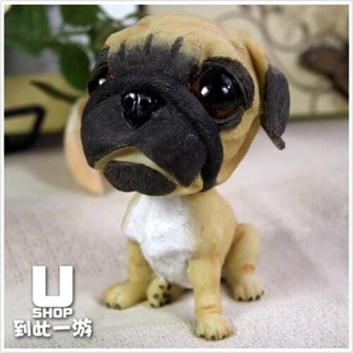 Hot-selling car decoration gadget Fancy dogs Desk accessories shaking head world dog toys practical birthday Christmas gift