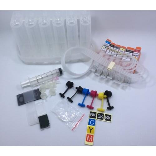 YOTAT 6Color CISS PGI-670 ink cartridge PGI670 PGI-670XL CLI-671 for Canon PIXMA MG7760 MG7765 MG7766 printer