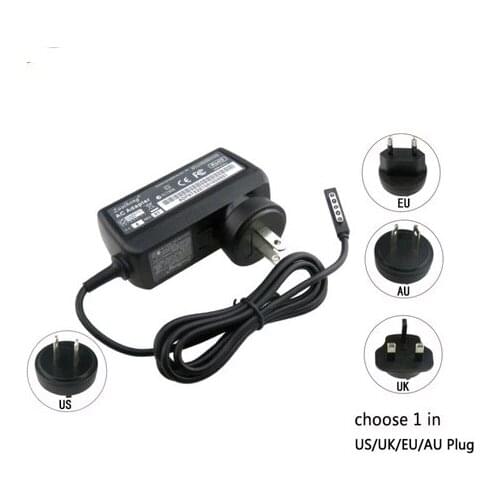 12V 3.6A 43W laptop dapter charger for for Microsoft Surface pro 1 pro2 Tablet US/EU/UK/AU plug in choose