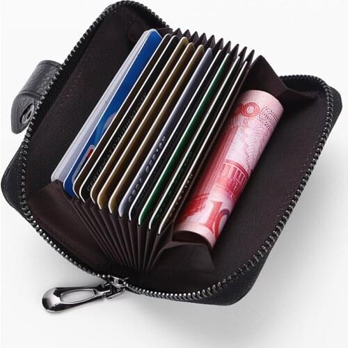 RFID Genuine Leather Women Wallet And Purses Coin Bag Female Small Wallet Lady Purse For Girls Money Bag Card Holder