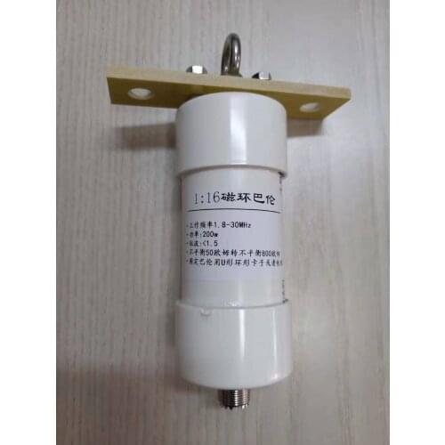 1: 16 Balun 200W Short Wave Balun Impedance Transform Fishing Rod Antenna Long Line Antenna Diamond Antenna