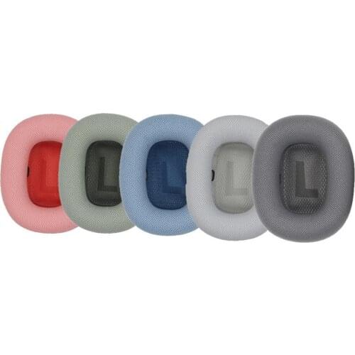 1 Pair Headphone Cushions Noise-insulation Replaceable Elastic Protein Faux Leather Gaming Headset Pads for AirPods Max