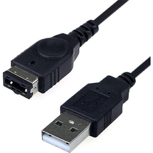 1PC Black USB Charging Advance Line Cord Charger Cable for/SP/GBA/GameBoy/Nintendo/DS