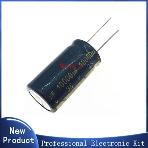 Original T17 Low ESR/Impedance high frequency 35v 10000UF aluminum electrolytic capacitor size 18*35mm 10000UF35V 35V10000UF 20