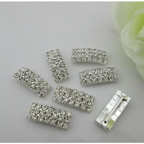 10pcs rhinestone buckle belt buckle napkin buckle 20mm