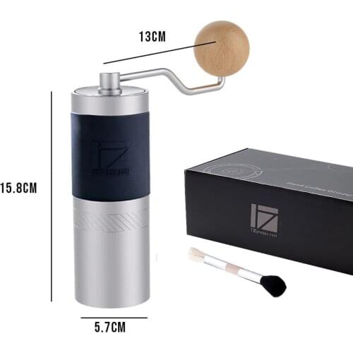 1Zpresso JX manual coffee grinder hexag stainless-steel conical burr suit for espresso portable high performance coffee mill