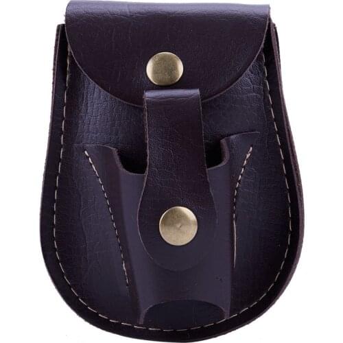 2 in 1 Magnet Ammo Pouch Steel Ball Holster for Slingshot Outdoor Exercise - Brown