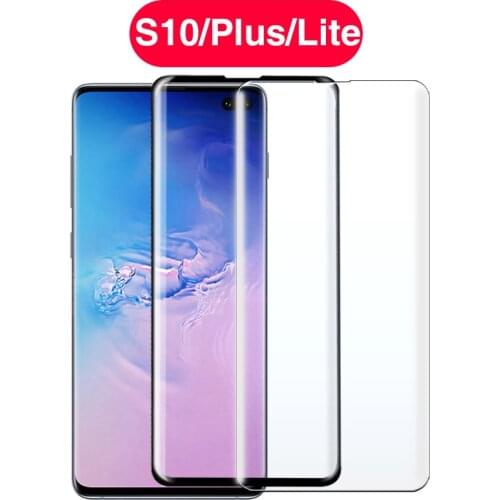 3D Full Curved Tempered Glass For Samsung Galaxy S9 S10 Plus Screen Protector For Samsung Galaxy S9 S10 Protective Cover Film
