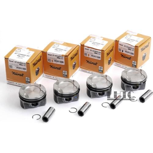 4x Pistons Rings 84mm Φ22mm CR 10:1 Nural Goetze For BMW 125i 320i 328i 428i 528i X1 X3 Z4 F30 F10 F25 E89 2.0T 2.0 Turbocharge