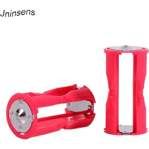 4pcs/lot Battery Cases 4AAA to C Size Parallel Battery Convertor Adapter Cases Box