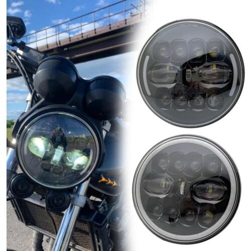7 inch LED Headlight Halo DRL Light for motorcycles Rod FatBob Heritage Softail Slim Deluxe Switchback Road King Motorcycle