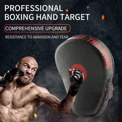 Fight Punching Bag Boxing Pad Sand Bag Fitness Taekwondo MMA Hand Kicking Pad PU Leather Training Gear Muay Thai Foot Target