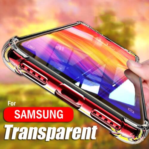 S20 Mobile Phone Case For Samsung Galaxy Note 20 S20 FE S10 S9 S8 Transparent Silicone Bumper Shell For Galaxy A51 A71 M31 M51
