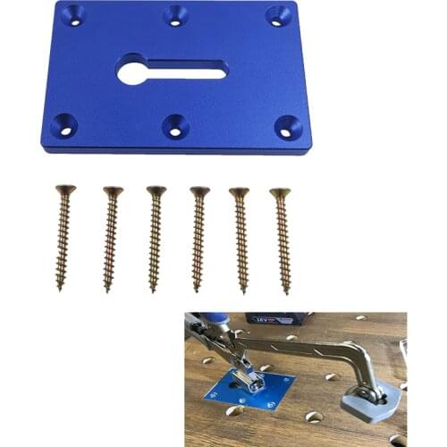 Woodworking table fixture fixing Pliers fixed mounting plate Pliers fixing fixture