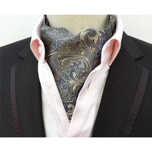 Hot Sale Men Ascot Wedding Party Cravat for Gentlemen