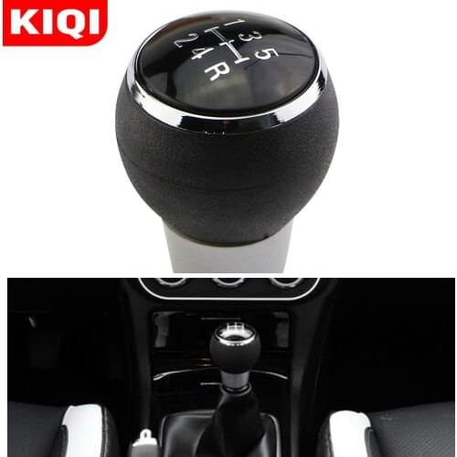 KIQI 5 Speed Gear Head Shift Knob MT Handball for Mitsubishi Lancer EX EVO GTS ASX V3 V5 V6 Accessories