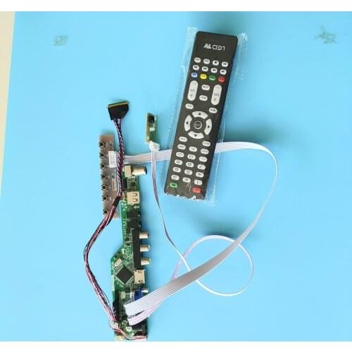 Kit for B156XW02 V0 Panel Screen Controller driver board 1366X768 USB HDMI VGA remote 15.6" LCD LED 40pin LVDS TV AV