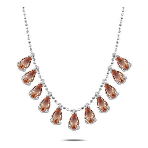 KUTAYDAN Drop Zultanite Cubic Zirconia Dangle Pendant 925 Sterling Silver