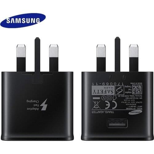 Original Samsung UK Adaptive Fast Charger 9V/1.67A Quick Adapter 1.2/1.5M USB TYPE C Cable For Galaxy S8 S9 s10 Plus Note 8 9 10