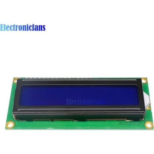 1602 16 X 2 16x2 Character Digital LCD Module Board Blue Backlight Display IIC I2C TWI SPI Serial Interface 5V For Arduino