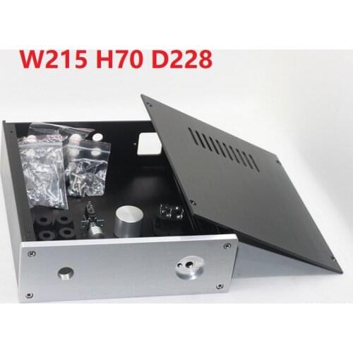 All-Aluminum Amplifier Chassis 2207 Short Edition DIY Box Shell Pre-amplifier AMP Enclosure Chassis DAC Case