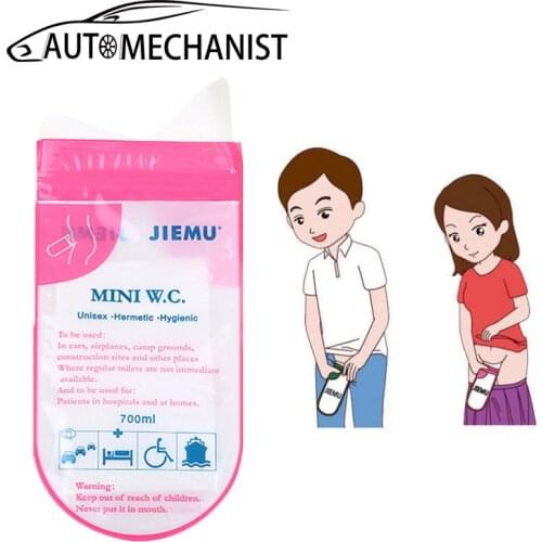 Outdoor Portable Urinal Bag for women Men Children Mini Mobile Toilet Wc For Travel Camping Emergency Portatile Urine 700ml