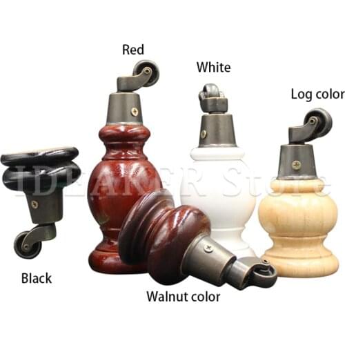 Rubber Wooden Gourd Furniture Foot Sofa Foot Cabinet Foot Tea Table Foot Solid Wood Furniture Leg Furniture Accessories