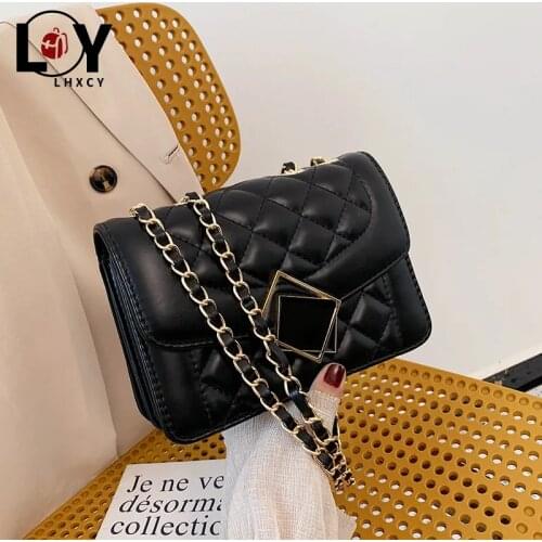 High Quality Pu Leather Clamshell Luxury Crossbody Bags Fashion Zipper Buckle Diamond Lattice Shoulder Bag New Soft Designer Bag