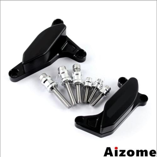 Motorcycle Engine Stator Cover Sliders Engine Guard Protector Crash Pad Frame For Yamaha FZ8 2012 2013