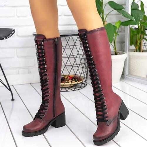 Женские высокие ботинки ТОНАР China At AliExpress