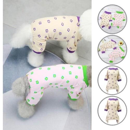 Comfortable Pretty Pet Dogs Romper Clothes Skin-friendly Pet Romper Adorable for Home