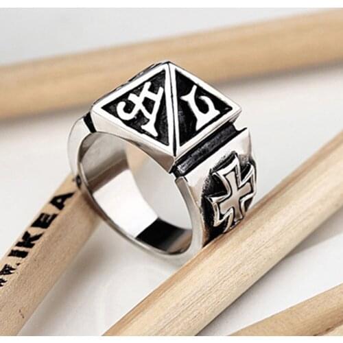 Punk Titanium Steel Finger Ring Men Jewelry Xmas Gift Party Cocktail Fashion