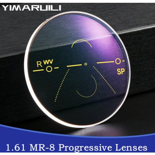 1.61 photochromic Gray or brown progressive lens SPH range -6.00~+5.50 Max CLY -4.00 optical lenses for eyewear