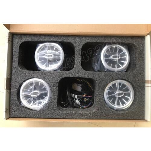 3/64-color For Mercedes-Benz V-class W447 Air Vent Turbine Ambient Light LED Nozzle Lamp Synchronous Original Atmosphere Lamp