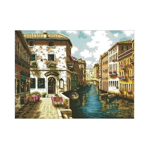 40-111005 Trip to Europe Counted Cross Stitch Kit Cross stitch RS cotton with cross stitch Magazine money