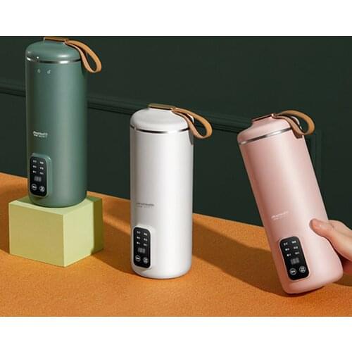 400ml Soybean Milk Maker Electric Juicer Smart Blender Breakfast Machine Heating Soy Bean Milk Rice Paste Maker Filter-free 220V