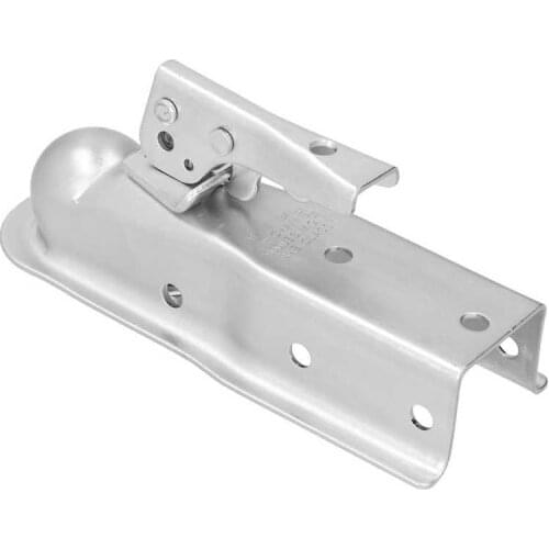 Car accessories car tow hook Straight Tongue Trailer Coupler 2in Channel Secure Coupling for 1-7/8in Hitch Ball 2000lbs Weight