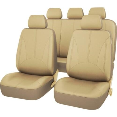 Universal Car Seat Cover For Mazda5 CX-9 MX-5 RX8 Tribute All Models PU Leather Auto Styling Protector Kit Cushion