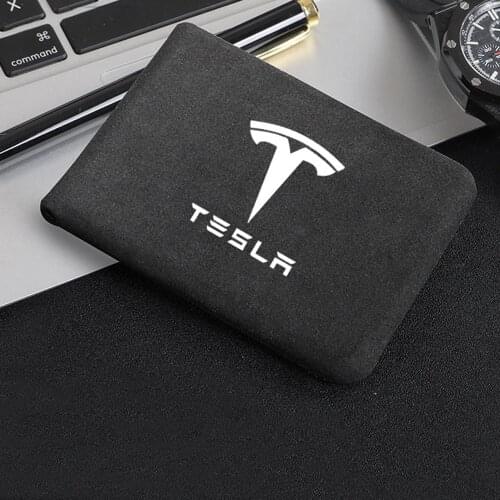 HOT Sale Car Styling Auto Bag Card Package Driver License stickers Genuine Leather wallet For Tesla Model 3 S X 2017 2018 2019