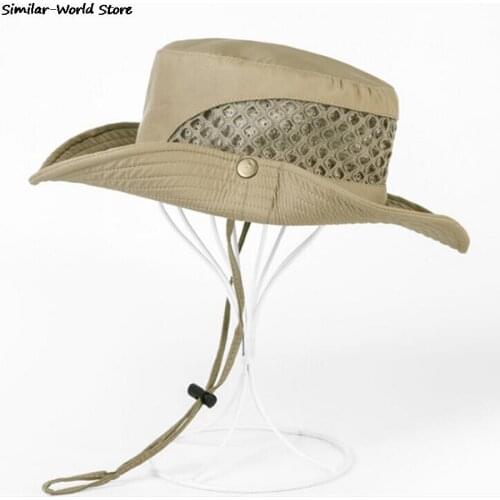 Military Men Tactical Hats Sun Boonie Hat Summer Sun Protection Cap Mens Army Fish Hunt Hats Adjustable