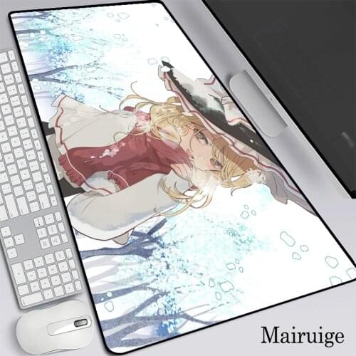 Cute Girl Anime Mouse Pad Computer Decoration Desk Mat Gamer Large Mousepad PC Laptop Gaming Room Accessories Kawaii XXL Carpet