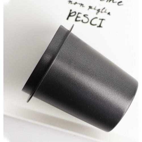 Stainless Steel Coffee Dosing Cup Coffee Powder Feeder Part For 58mm Espresso Machine Coffee Powder Receiving Cup Kitchen Tool