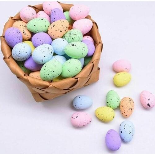 10pcs/lot Happy Easter Days Gift Painting Bird Easter Eggs Decorations For Home Easter bubble egg